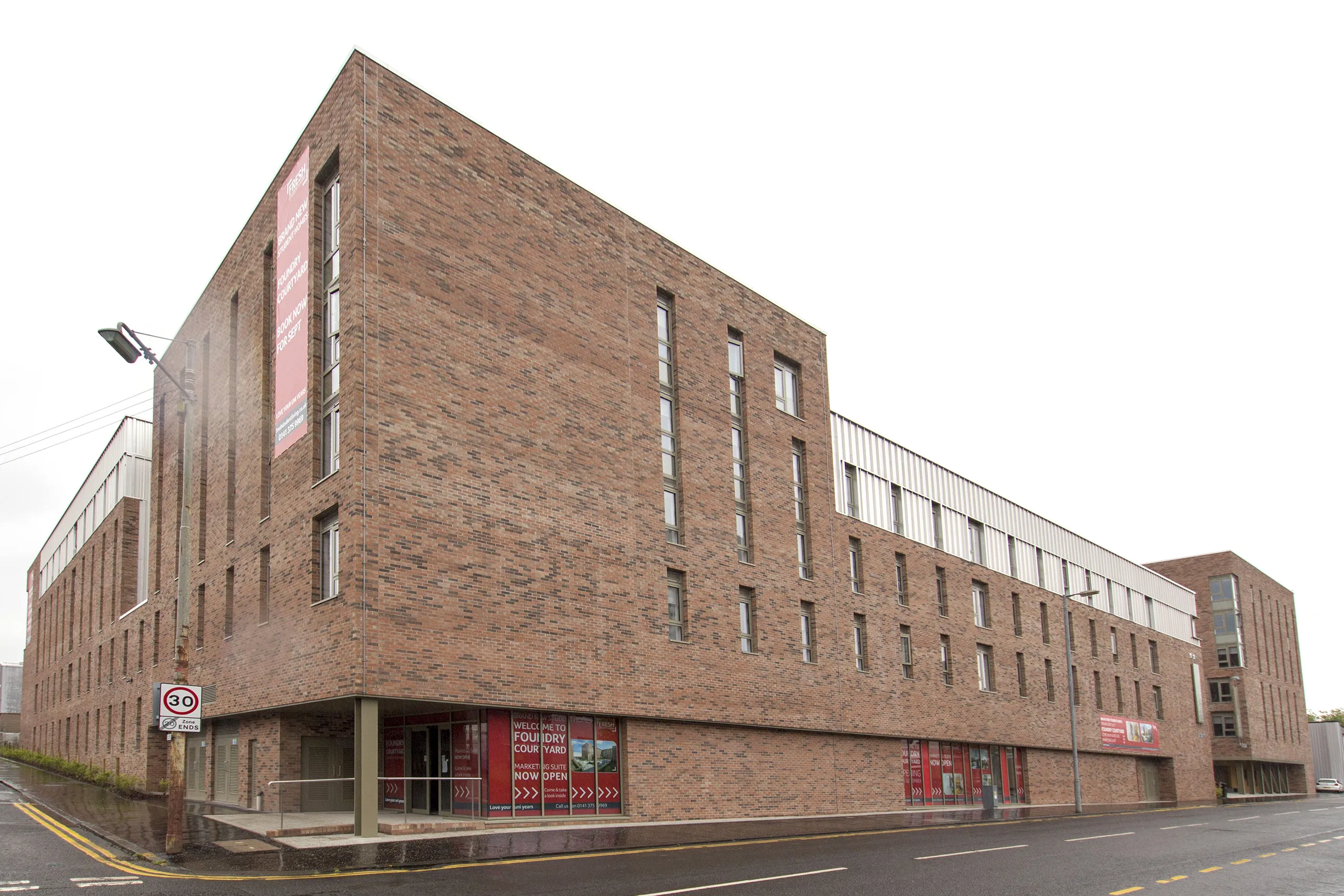 student accommodation investments - Foundry Courtyard Glasgow